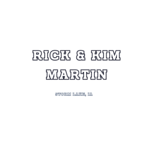 Sponsor Logo for Rick & Kim Martin