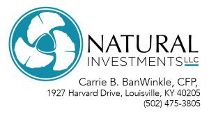 Sponsor Logo for Carrie B. VanWinkle- Natural Investments LLC.