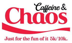 Logo for CAFFEINE AND CHAOS 5K/10K