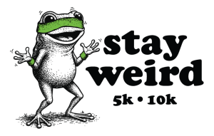 Logo for STAY WEIRD 5K/10K