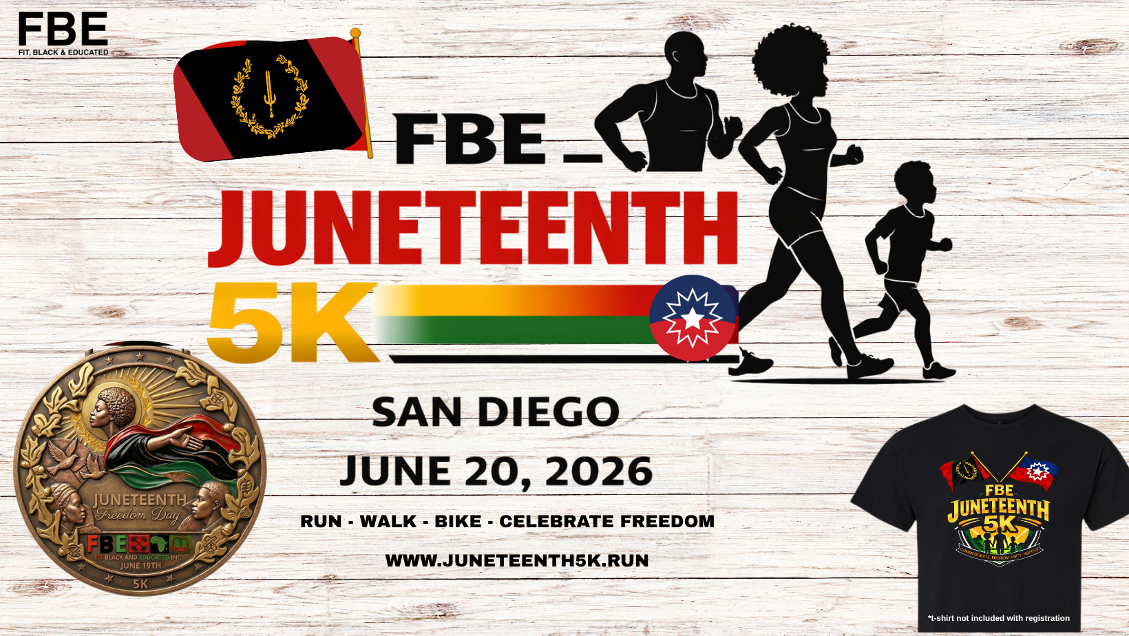 FBE Juneteenth 5K – San Diego banner
