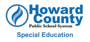 Sponsor Logo for HCPSS Special Education