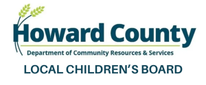 Sponsor Logo for Howard County Office of the Local Children's Board