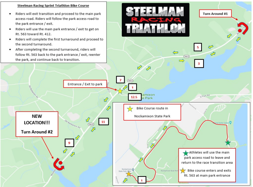 Rocketman Triathlon Course Map.pdf 22nd Annual Steelman Racing Triathlon - August 2nd, 2026