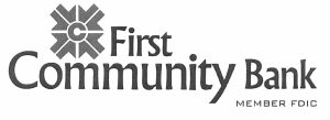 Sponsor Logo for First Community Bank