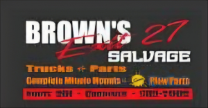 Sponsor Logo for Browns Exit 27 Salvage