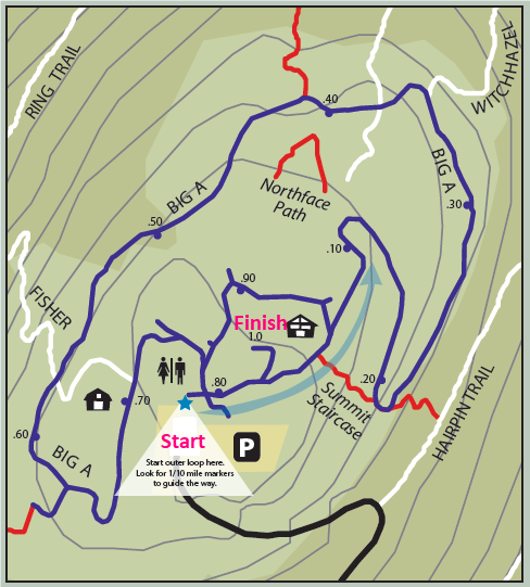 Mt Agamenticus Trail Map Mt.a Trail Challenge 5K/1 Mile