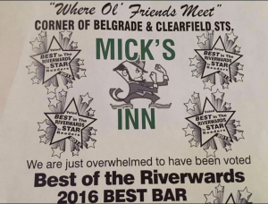 Sponsorship Logo for Mick's Inn