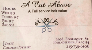 Sponsorship Logo for A Cut Above