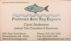 Sponsorship Logo for Fishtown Auto Tag Experts
