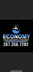 Sponsorship Logo for Economy drain cleaning & plumbing