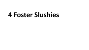 Sponsor Logo for 4 Foster Slushies