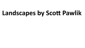 Sponsor Logo for Landscapes by Scott Pawlik