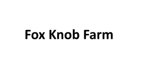 Sponsor Logo for Fox Knob Farm