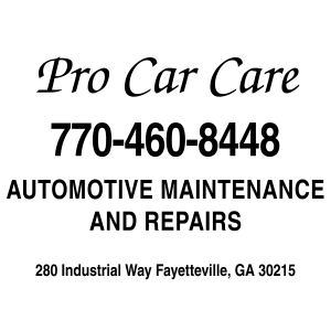 Logo for Pro Car Care