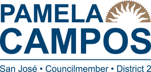 Current sponsor Logo for Councilmember Pamela Campos, District 2