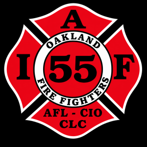 Sponsor Logo for Oakland Firefighters Local 55