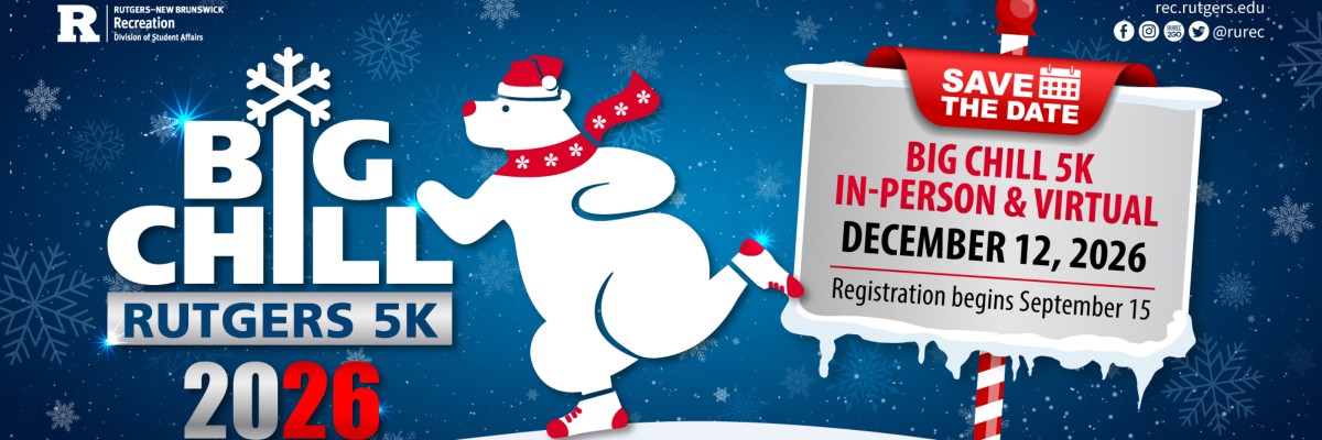 Rutgers Big Chill 5K banner