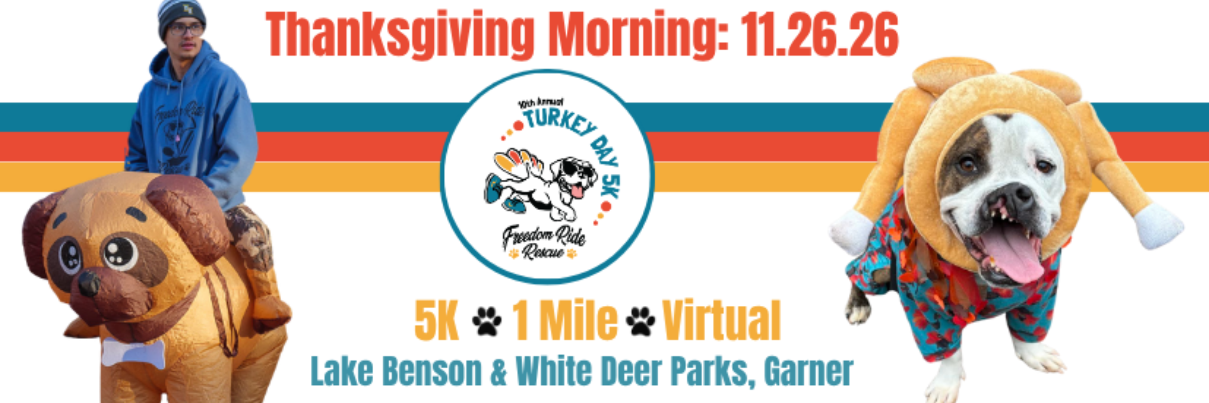 Freedom Ride Rescue Turkey Day 5K