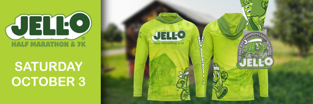 JELL-O® Half Marathon & 7K banner