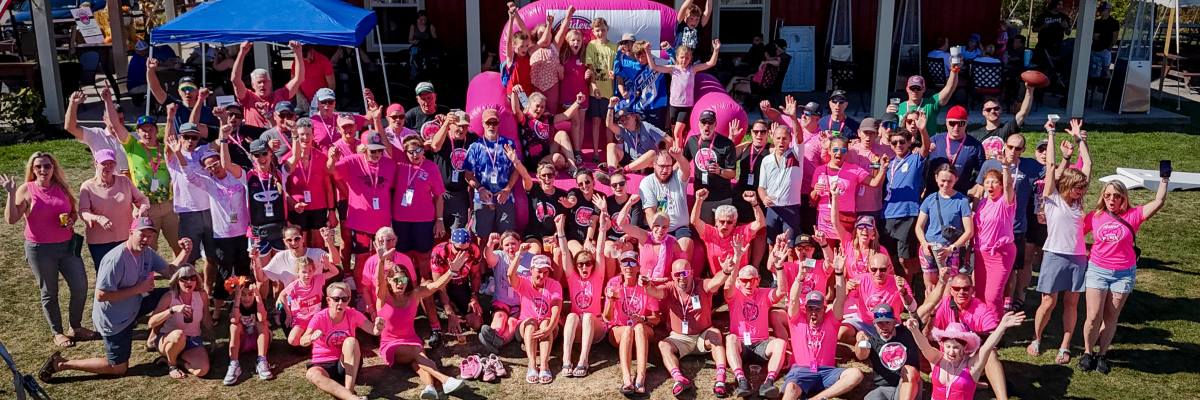 Riders Wear Pink banner