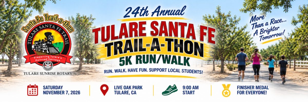 Tulare Santa Fe Trail-A-Thon 5k, photo 3 of 3