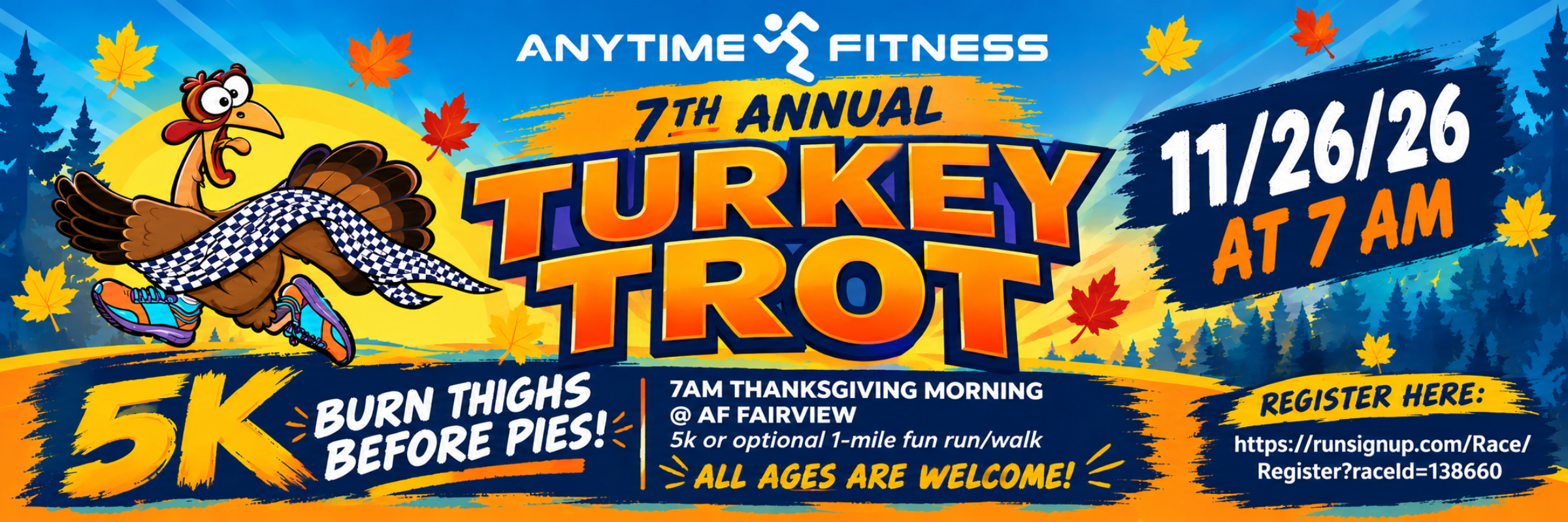 Anytime Fitness Fairview 7th Annual Turkey Trot