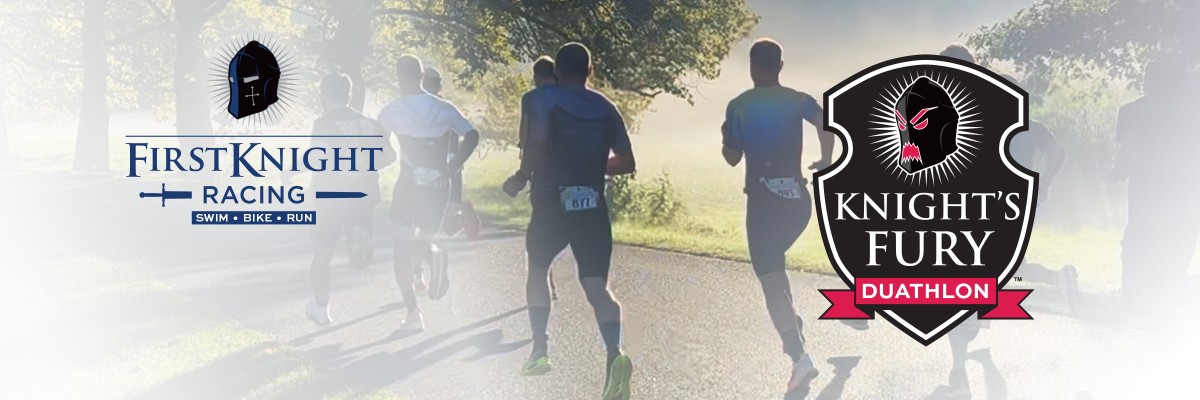 The Knights Fury Duathlon banner