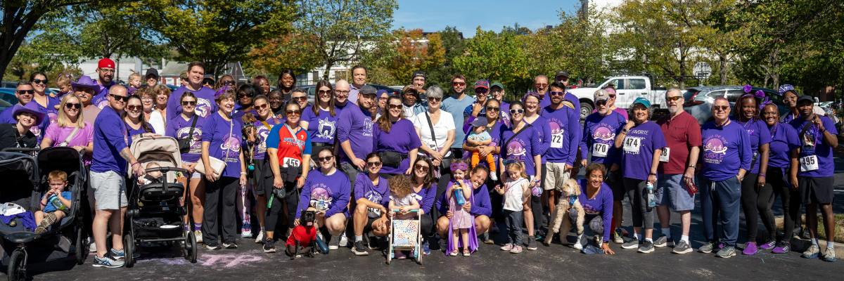 Paint the Trail Purple banner