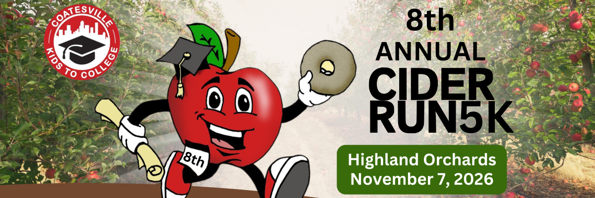 8th Annual Cider Run 5K banner