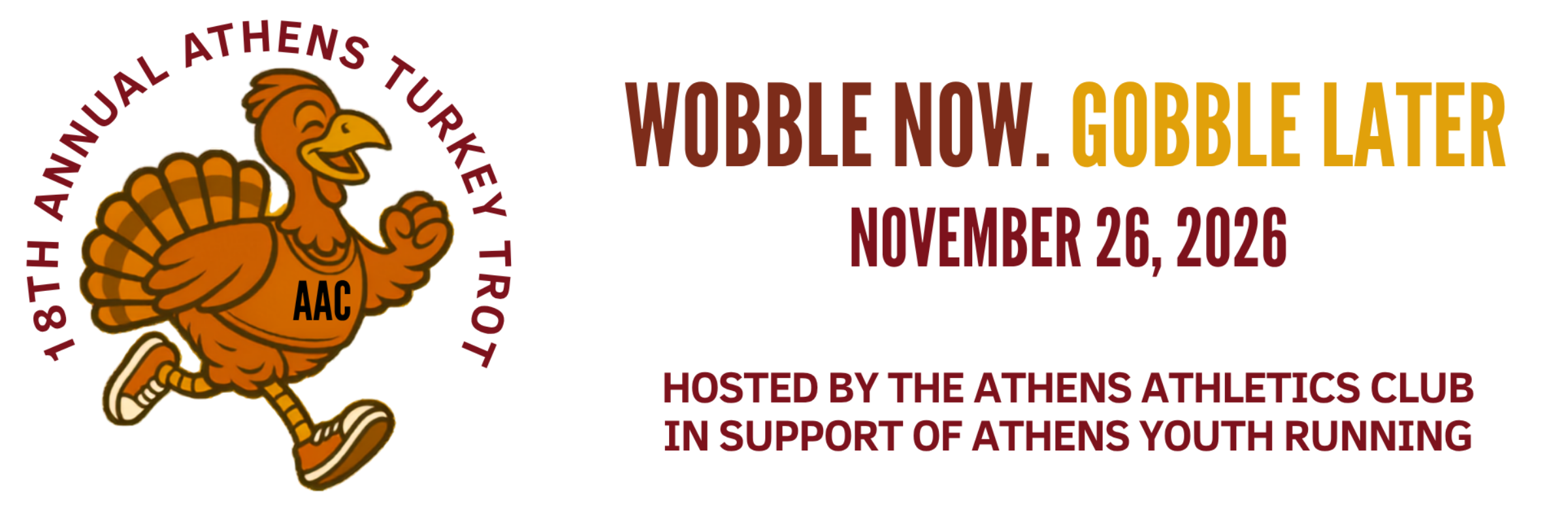 18th Annual Athens Turkey Trot on November 26th, 2026