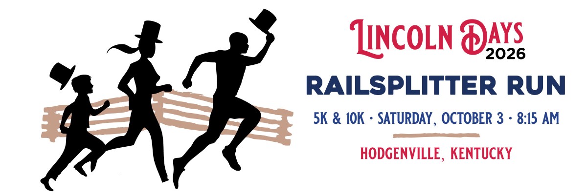 Lincoln Days Railsplitter 5K and 10K banner