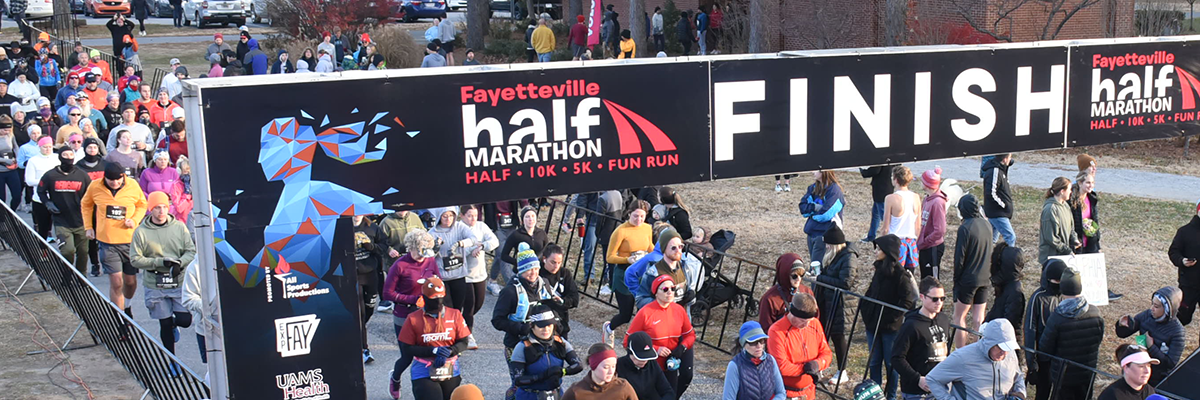 Experience Fayetteville Half Marathon banner