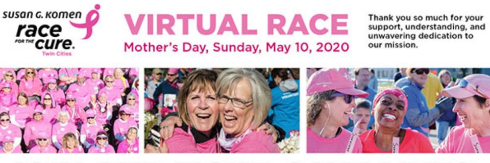 Virtual 2020 Susan G. Komen Twin Cities Race for the Cure