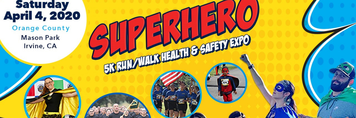 Orange County Superhero 5k Run Walk Health Safety Expo
