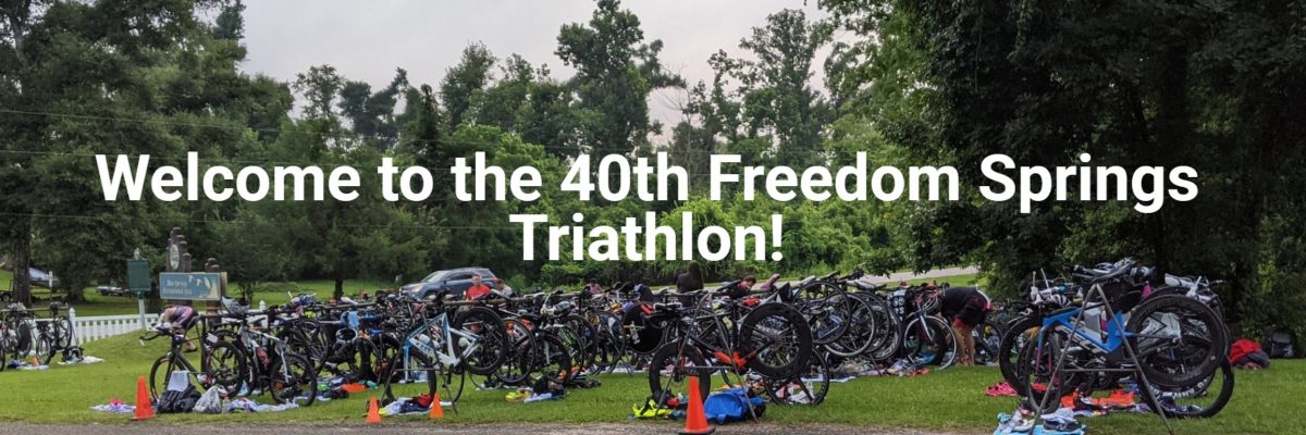 Freedom Springs Triathlon banner