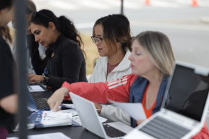 View Volunteers & Staff in new tab