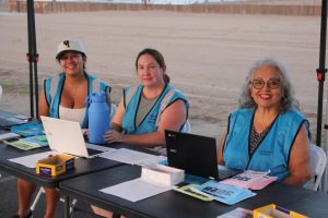View Volunteers & Staff in new tab