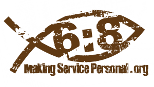 6:8 - Working to End Poverty Donation Logo