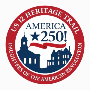 US12 Heritage Trail DAR Quarter Auction featuring Designer Purses Donation Logo