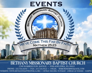 BMBC Pastor 25th Anniversary Banquet Donation Logo