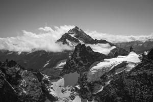 Wendenhorn in Black & White, Swiss Alps