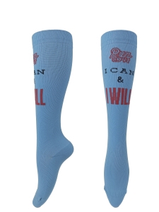 Socks Blue I CAN I WILL