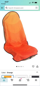 KIRG Car Seat Towel Cover, will be embroidered with KIRG logo