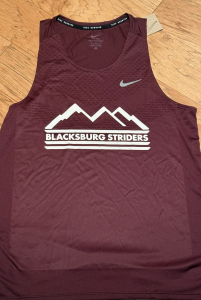 Blacksburg Striders Nike Singlet (Men's cut)