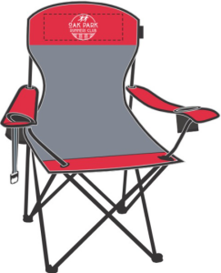 OPRC Red/Grey Lawn Chair