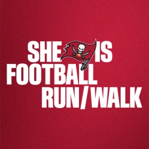 She is Football Run/Walk home