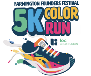 Farmington Founders Festival LOC Credit Union 5k Color Run homepage