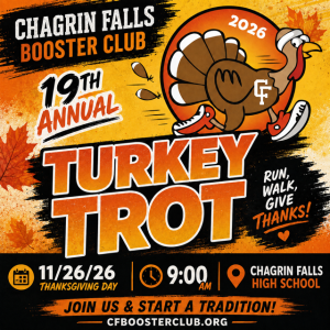 2026 Chagrin Falls Booster Club 5K Turkey Trot homepage
