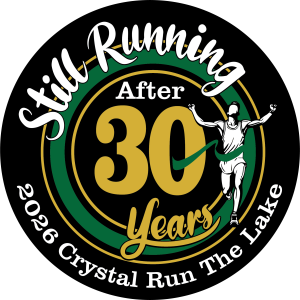 Crystal Run the Lake 2026 with virtual options logo